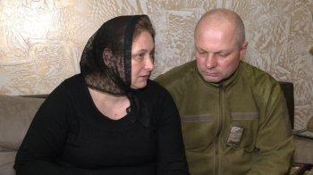Батьки загиблого Світлана та Олег Гульчуки. Фото: Суспільне Рівне
