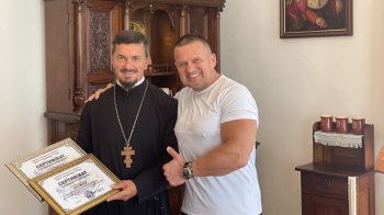 Єромонах зі Львівщини став рекордсменом України з пауерліфтингу