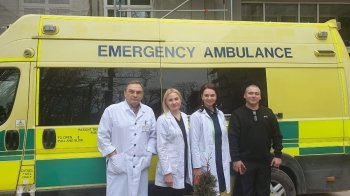 Львівський "ОХМАТДИТ" отримав нову карету швидкої допомоги