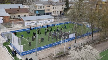 У Львові відкрили два мініфутбольних майданчики FIFA Arena