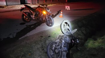 На Дрогобиччині через зіткнення мотоциклів в реанімацію потрапив 14-річний пасажир