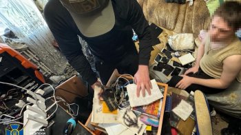 Фото затримання російського інформатора у Дніпрі