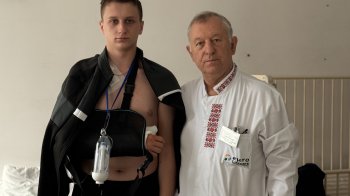 У львівському “Охматдиті” вперше застосували унікальну методику для зрощення перелому зап’ястка