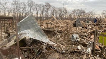 Наслідки ракетного удару по Смілі, фото Олексія Кулеби