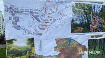 У Львові жителі вулиці Малоголосківської протестують проти забудовників