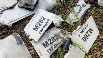 В полі біля села на Львівщині знайшли уламки дрона “Герань 2”