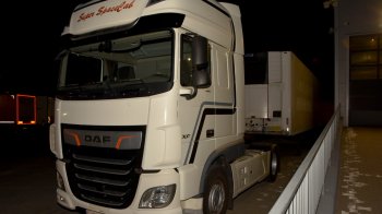 На кордоні з Львівщиною затримали вантажівку DAF, яку розшукував Інтерпол