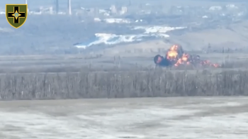 Українській військові збили російський штурмовик Су-25