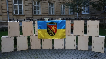 Львівщина передала артилерійській бригаді 77 дронів-перехоплювачів