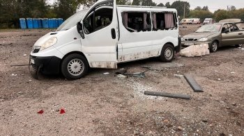 Є загиблі та поранені: у Запоріжжі росіяни обстріляли гуманітарну колону