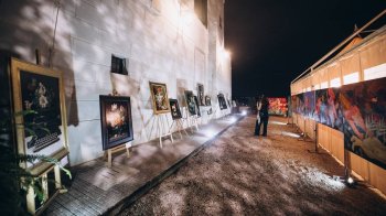 Благодійний Фонд Козицького організував у резиденції Мальтійського ордену виставку українського мистецтва