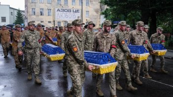 У Дрогобичі перепоховали жертв НКВС, які могли бути членами ОУН та УПА