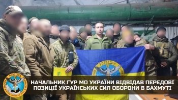 Глава ГУР МО Буданов відвідав позиції українських військових у Бахмуті 