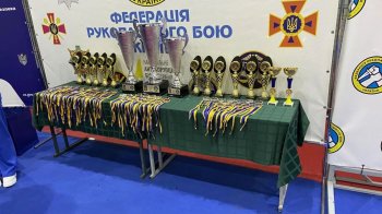 Повний комплект нагород: збірна Львівщини успішно виступила на Кубку України з рукопашного бою