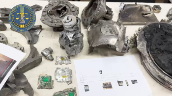 Уламки російської ракети «Циркон», знайдені в Києві, фото КНДІСЕ