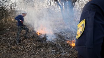 На Львівщині понад пів сотні людей оштрафували за паління сухостою