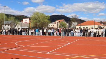 В академічній гімназії на Стрийщині відкрили новий спортивний майданчик для понад 600 дітей