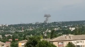 У тимчасово окупованому Луганську «бавовна» (відео)