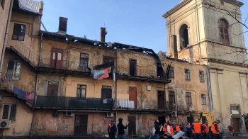 Будинок у центрі Львова після удару дрона  визнали непридатним