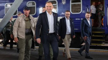 Дуда прибув з візитом до Києва