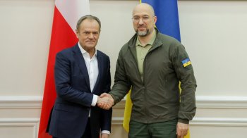Прем’єр-міністри України та Польщі Денис Шмигаль і Дональд Туск зустрілися в Києві, фото Дениса Шмигаля