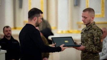 За знищення окупантів військовий з Львівщини отримав “Хрест бойових заслуг”