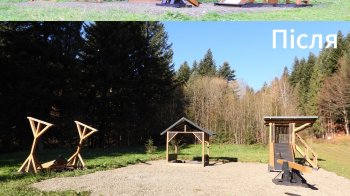У “Сколівських Бескидах” вандали знищили гойдалку та альтанку на рекреаційній ділянці