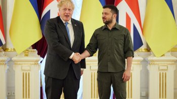 Борис Джонсон вдруге прибув до Києва