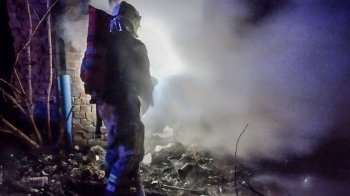 У Жовкві під час гасіння пожежі в закинутій будівлі знайшли тіло людини