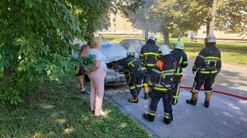 Пожежа в автомобілі