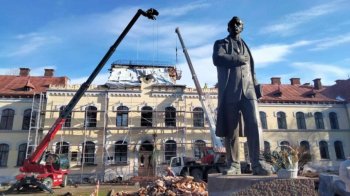 Пошкоджений корпус університету в Дублянах накриють металевим куполом