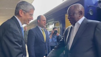 До Києва прибув президент Південної Африки (відео)