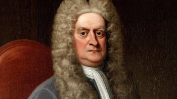 Ісаак Ньютон зоображений на старій картині Фото: Вікіпедія