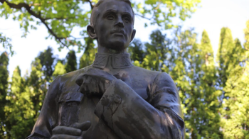 Євген Коновалець у Зашкові. Фото - ЛОР