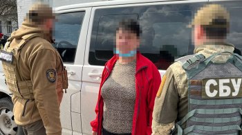 Жителька Сумщини, яка наводила російські авіабомби на власне село. Фото: СБУ