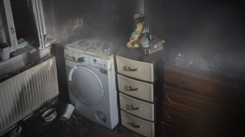 У Стрию сталася пожежа в квартирі через увімкнену пральну машину