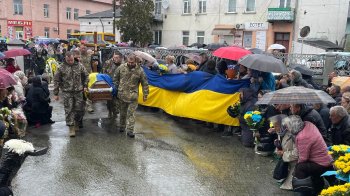 У Стрию прощалися із військовим, який поліг за Україну