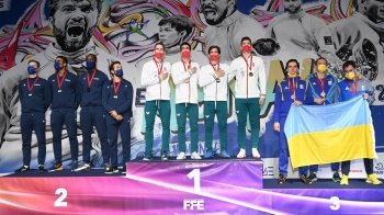 На Кубку світу команда українських шпажистів з львів‘янином у складі виборола бронзу