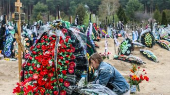 Могили військових у Києві, фото Миколи Тимченка/«Вечірній Київ»