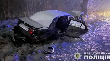 У Новому Роздолі 21-річний п’яний водій в’їхав у дерево — дві пасажирки в реанімації