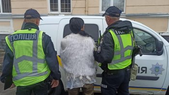 Вчинила ДТП та напала з мачете на авто поліцейських: на Львівщині затримали п'яну жінку