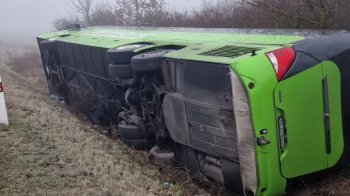 У Словаччині перекинувся автобус з 55 українцями, серед постраждалих є діти