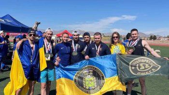 Фото спортсменів-військових зі Львівщини на змаганнях в США