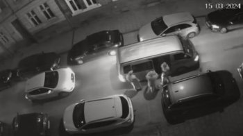 Скриншот з відео затримання Кирила Тарана