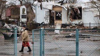 Музей Романа Шухевича, зруйнований внаслідок російської атаки.