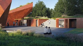 Візуалізація меморіального комплексу поховань Героїв України у Львові