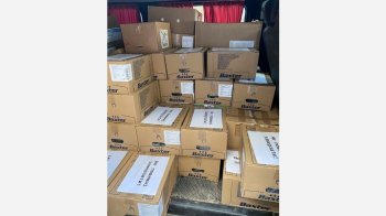 Центр допомоги учасникам бойових дій у Львові передав на передову 50 тонн гумдопомоги