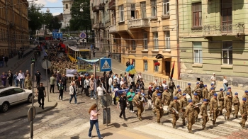 У Львові до Дня Героїв провели марш пам’яті