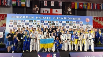Каратисти з Львівщини завоювали 15 медалей на чемпіонат Європи