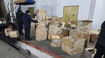 На Львівщині митники знайшли брендовий одяг та побутову хімію на 1,2 млн. грн